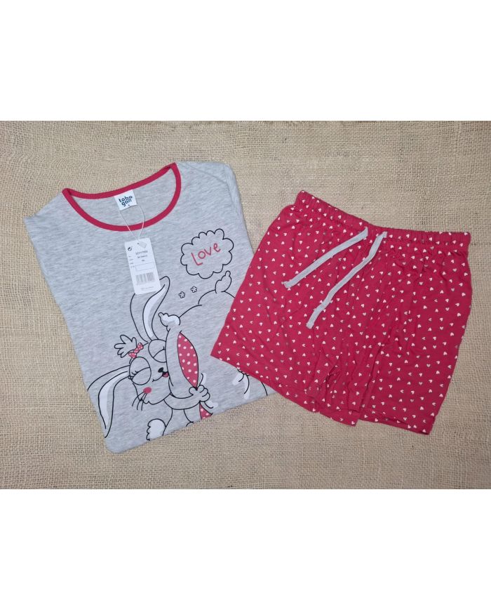 ULTIMA UNIDAD Pijama niña manga corta Tobogan 22117550🟡