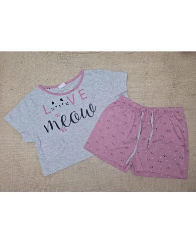 ULTIMA UNIDAD Pijama niña manga corta Tobogan 22117560🟡