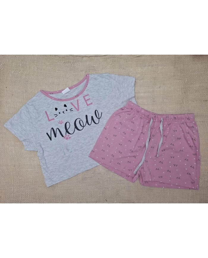 ULTIMA UNIDAD Pijama niña manga corta Tobogan 22117560🟡