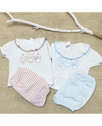 Conjunto 2 piezas algodón (caja) 114