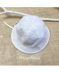 Gorro piqué bebé BLANCO 500509