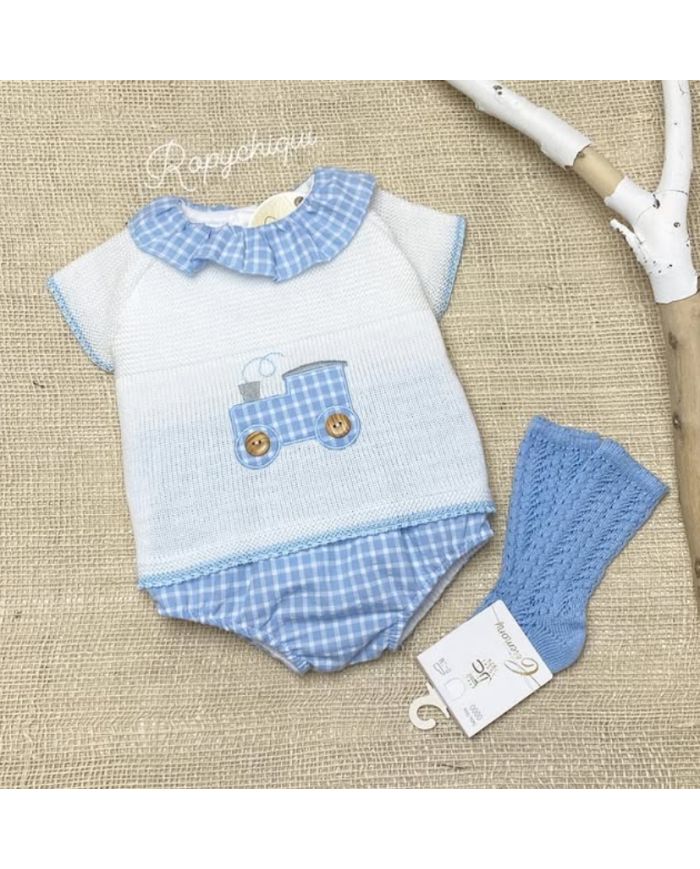 Oferta Conjunto 2 piezas AZUL v2414🔴
