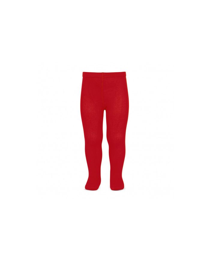 Leotardos básicos punto liso ROJO 2019/1