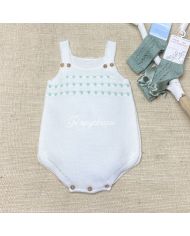 Oferta Pelele BLANCO/VERDE P4063🔴