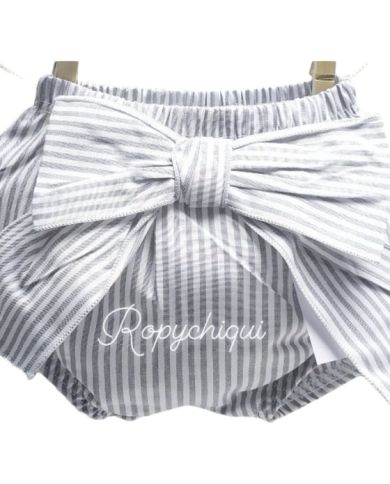 Oferta Pololo con lazo GRIS 16020🔴