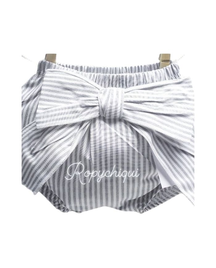 Oferta Pololo con lazo GRIS 16020🔴