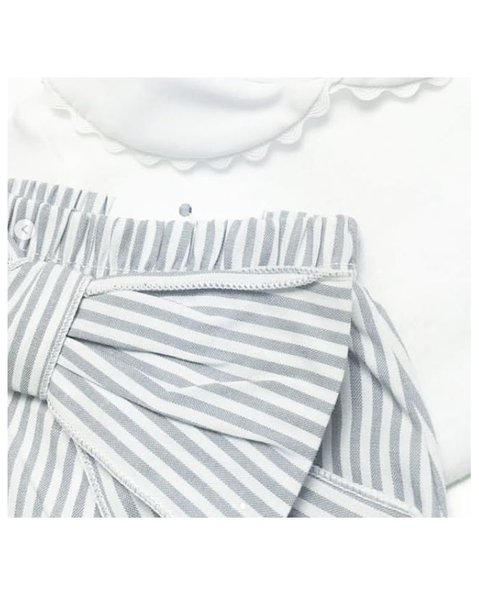 Oferta Pololo con lazo GRIS 16020🔴