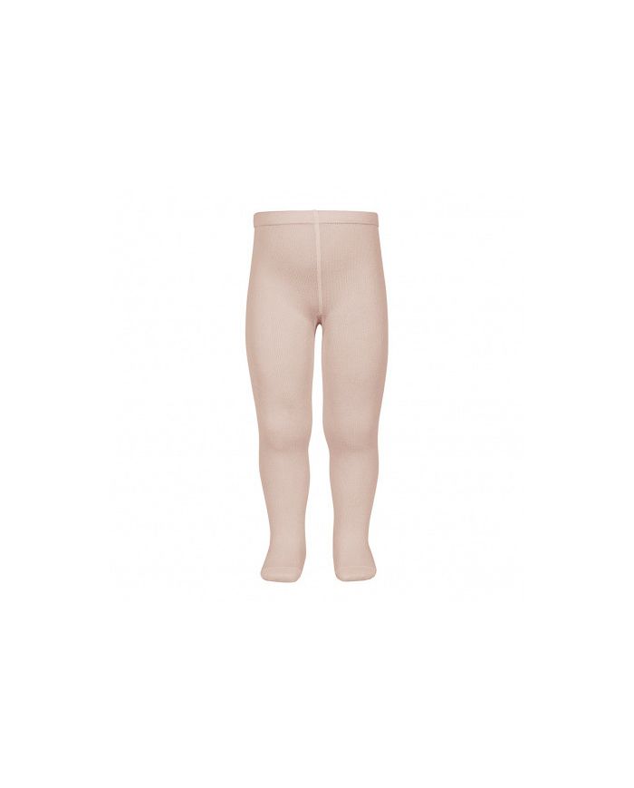 Leotardos básicos punto liso ROSA EMPOLVADO 2019/1