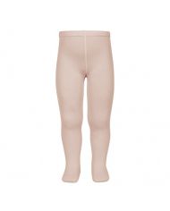 Leotardos básicos punto liso ROSA EMPOLVADO 2019/1