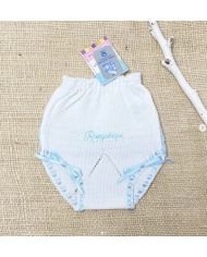 Oferta Braga 100% Algodón volante CELESTE 694🔴