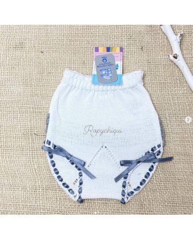 Oferta Braga 100% Algodón volante GRIS 694🔴