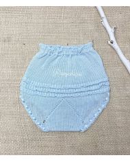 Oferta Braga 100% Algodón volante CELESTE 694🔴