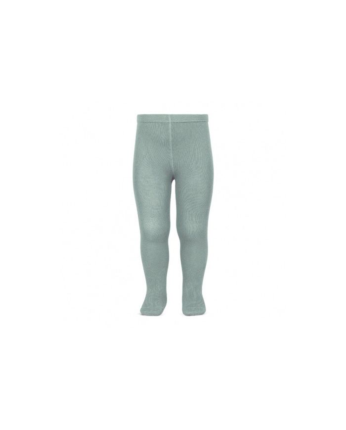 Leotardos básicos punto liso VERDE SECO 2019/1