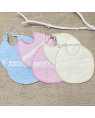 Babero rizo 20x20 cm 6 unidades SURTIDO 14r