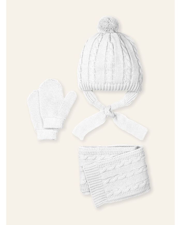 Pack Gorro + Manopla + Bufanda Talla 3/12 M Mac Ilusion GB62