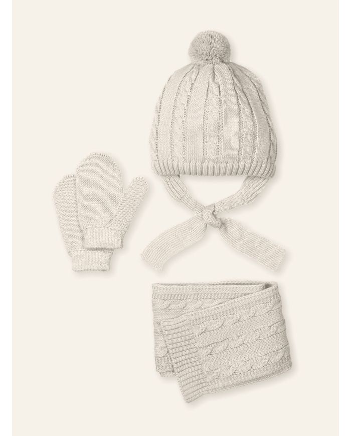 Pack Gorro + Manopla + Bufanda Talla 3/12 M Mac Ilusion GB62