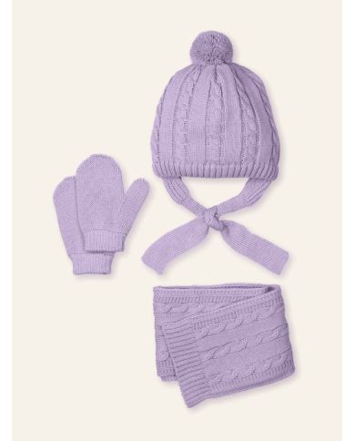 Pack Gorro + Manopla + Bufanda Talla 3/12 M Mac Ilusion GB62