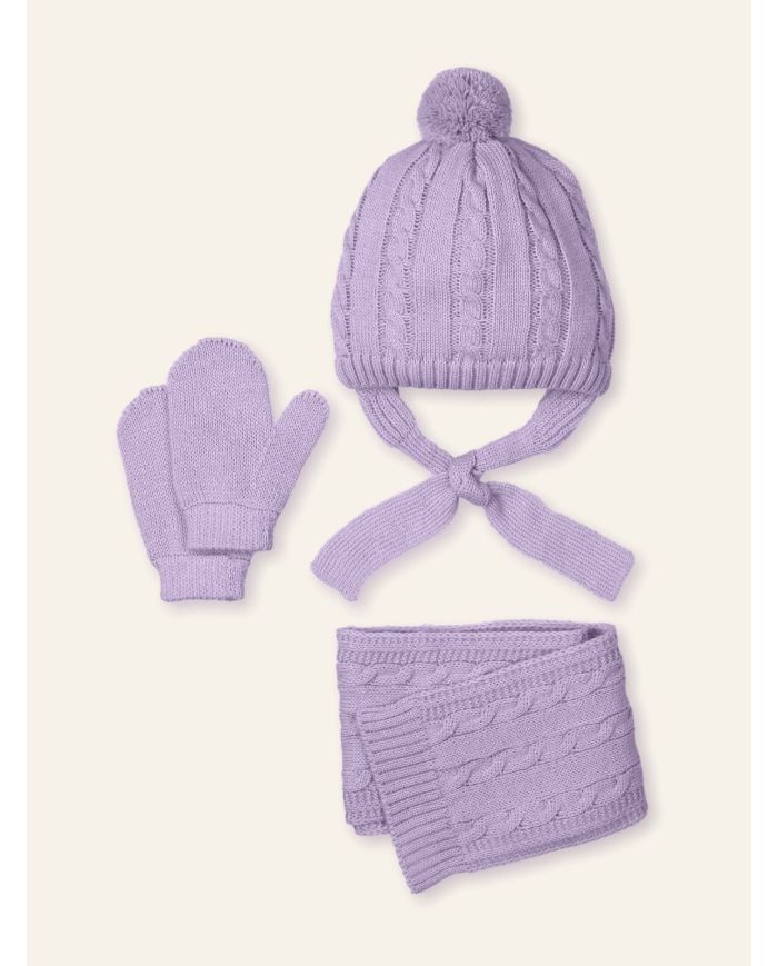 Pack Gorro + Manopla + Bufanda Talla 3/12 M Mac Ilusion GB62