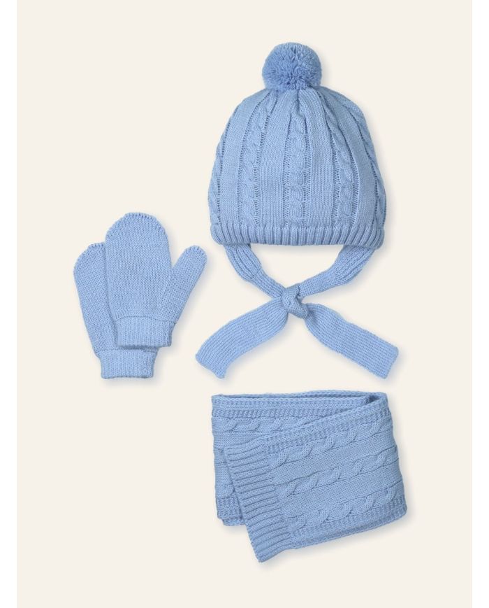Pack Gorro + Manopla + Bufanda Talla 3/12 M Mac Ilusion GB62