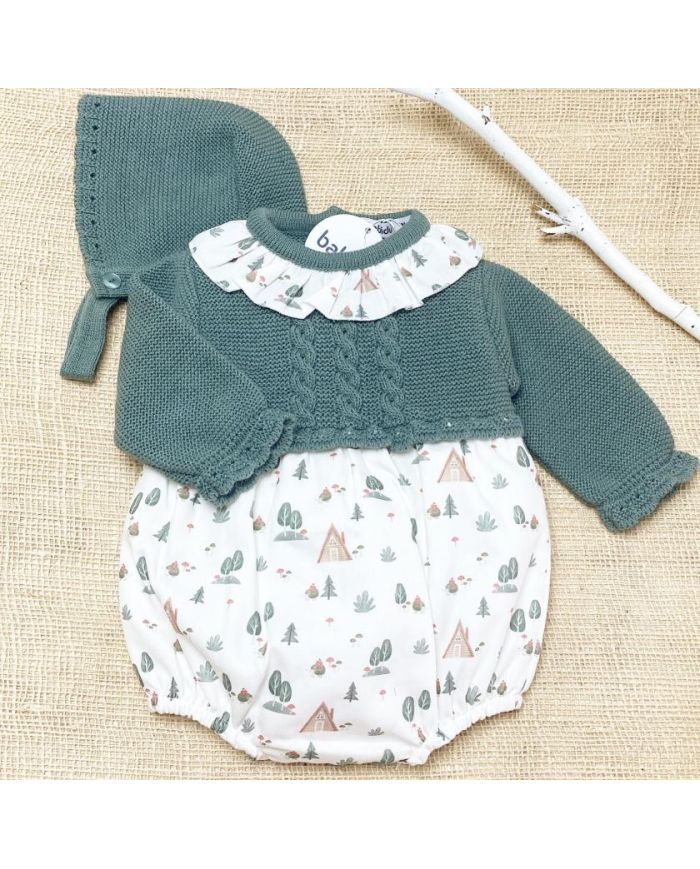 Conjunto 3 piezas Babidu VERDE LIQUEN 31801