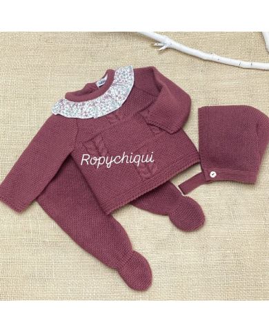 Conjunto 3 piezas Babidu FRAMBUESA 51805