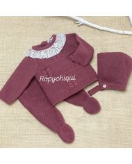 Conjunto 3 piezas Babidu FRAMBUESA 51805