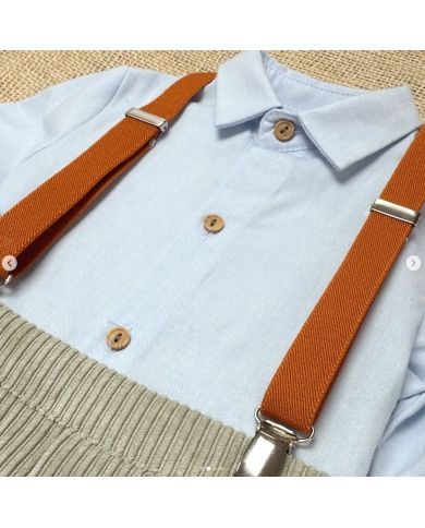 Conjunto bebé niño 3 piezas Del Sur 1874
