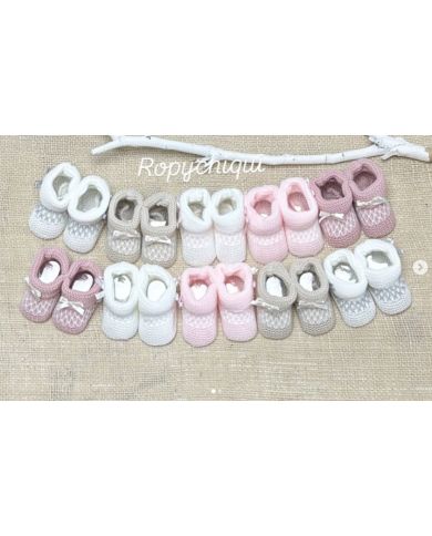 Patuco lana x10 unidades (caja) 45