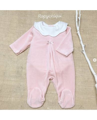 Pelele tundosado cuello pique 19