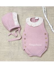 Pelele sin mangas con cuello y capota 1049