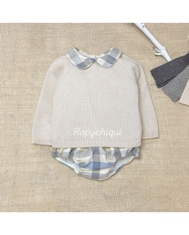 Conjunto 2 piezas camisa bambula C7110