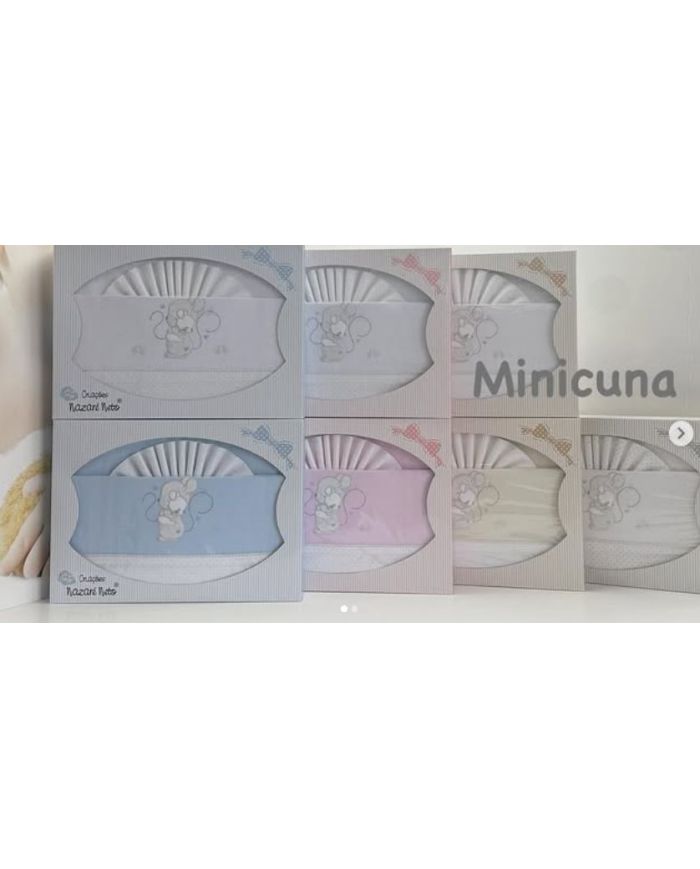 Tríptico de Minicuna (50x83cm bajera)franela 100% algodón 60x120 cm 1000