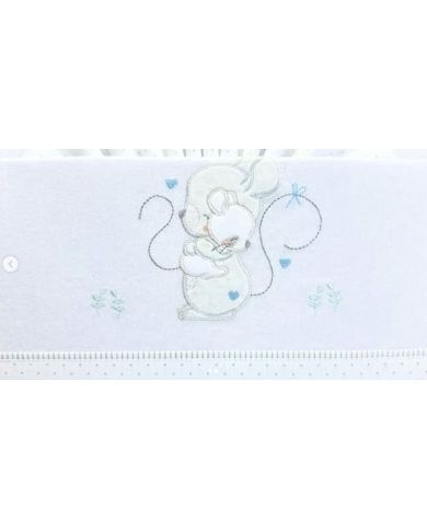 Tríptico de cuna franela 100% algodón 60x120 cm 1000