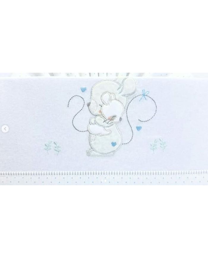 Tríptico de cuna franela 100% algodón 60x120 cm 1000