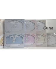 Tríptico de cuna franela 100% algodón 60x120 cm 1000