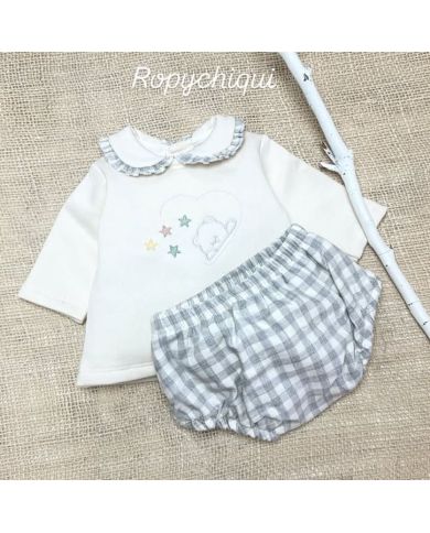 Conjunto 2 piezas sudadera felpa y pololo forrado 513