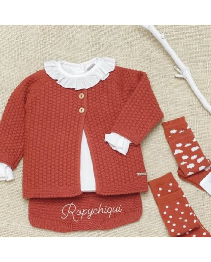 Oferta Conjunto 3 piezas, pololo, camisa y chaqueta C5042🔴