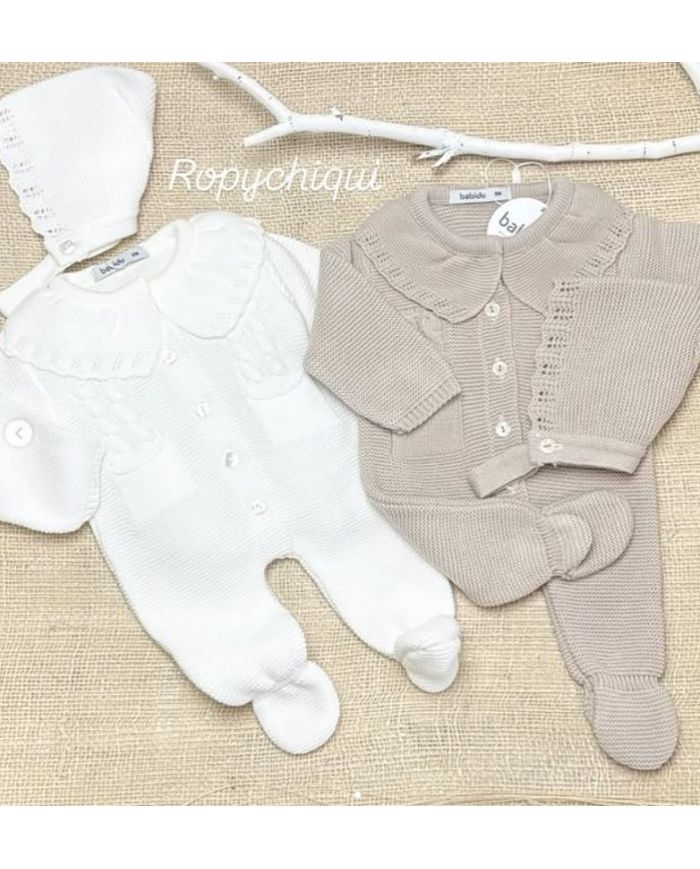 Conjunto 2 piezas pelele y capota Babidu 11809