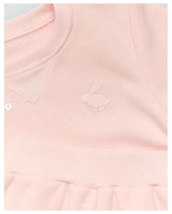 Conjunto / pijama afelpado Conejo Ysabel Mora 25612