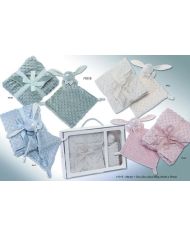 Manta con borreguillo 80x110 con dou dou conejito 11015