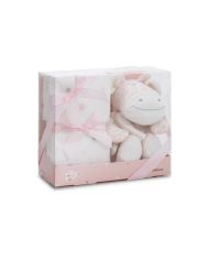 Set Peluche y manta Jirafa Interbaby PE023