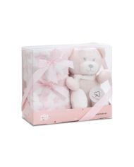 Set Peluche y manta Oso Interbaby PE024