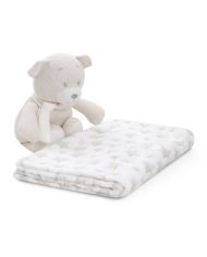Set Peluche y manta Oso Interbaby PE024