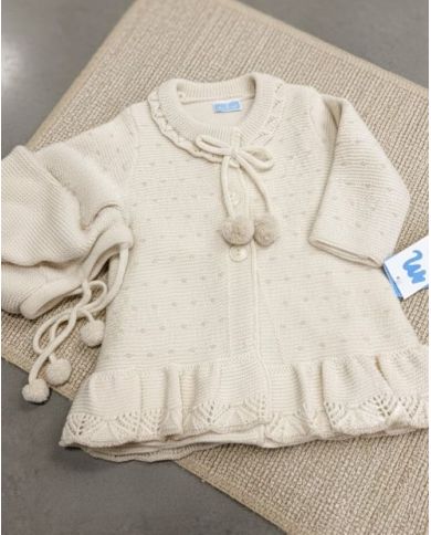 Abrigo punto doble con capota Mac Ilusion 9497