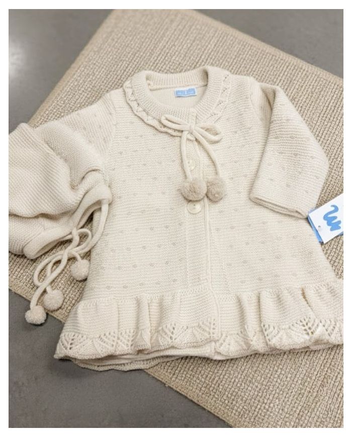 Abrigo punto doble con capota Mac Ilusion 9497