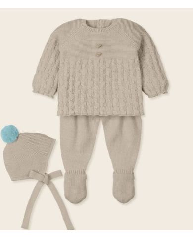 Conjunto bebé 3 piezas Mac Ilusion NUEZ 9409