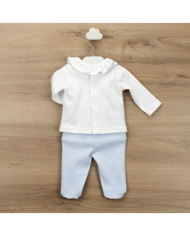 Conjunto bebé cuello volante Babidu 57171