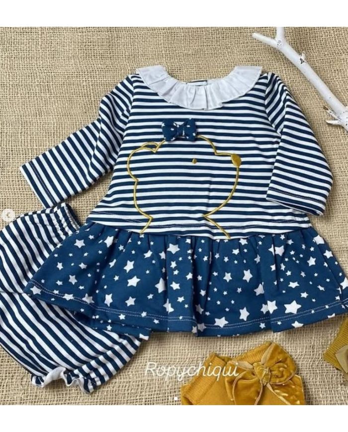 Oferta Conjunto Vestido y braga Tony Bambino 25619🔴