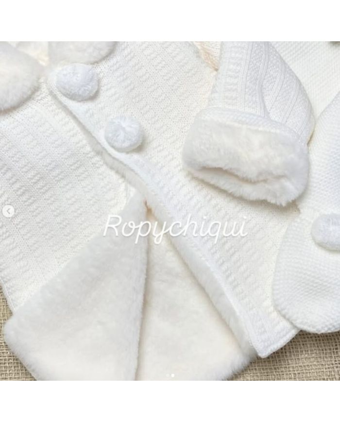 Oferta Abrigo con pelo y capucha Tony Bambino 30268🔴