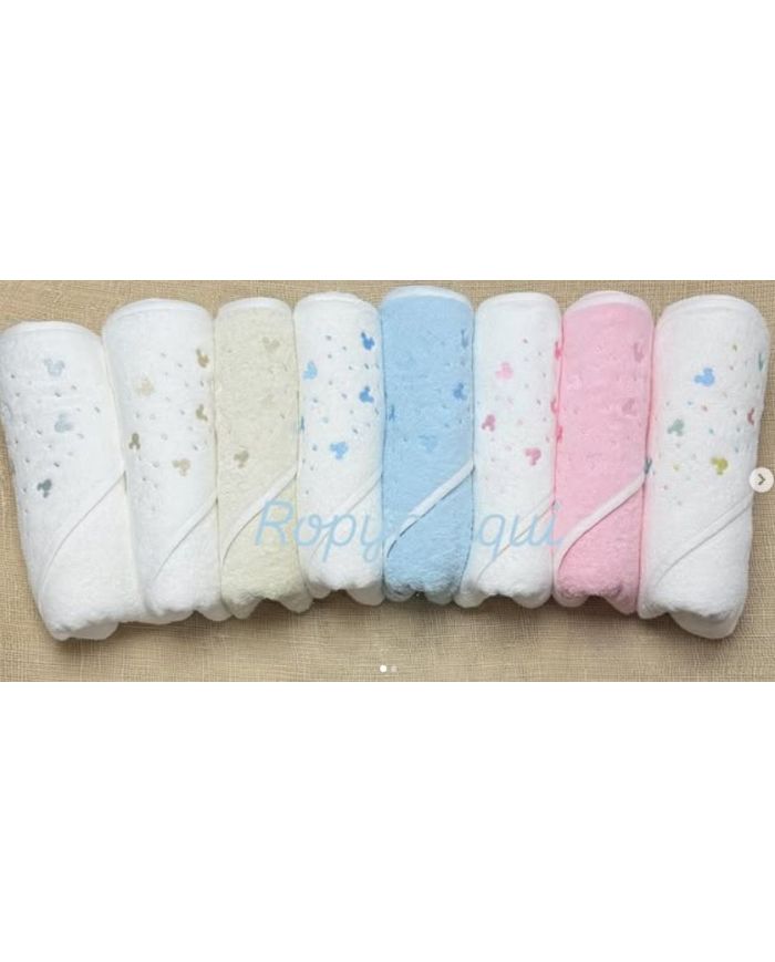 Capa de baño rizo americano 1x1 m14